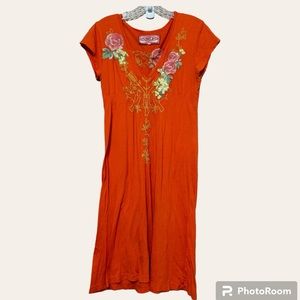 Johnny Was Embroidered Dress Size Medium!